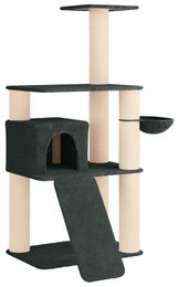 vidaXL Kratzbaum für Katzen mit Sisal-Kratzsäulen in Grau 173 cm – Bild 1 von 2