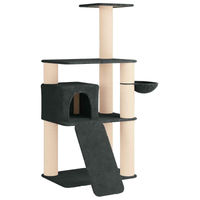 Produktbild von vidaXL Kratzbaum für Katzen mit Sisal-Kratzsäulen in Grau 173 cm
