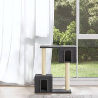 Produktbild von vidaXL Kratzbaum für Katzen mit Sisal-Kratzsäulen in Grau 60 cm
