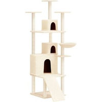 Produktbild von vidaXL Kratzbaum für Katzen aus Plüsch in Beige mit 175 cm Höhe