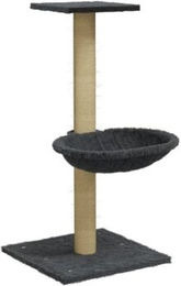 VidaXL Kratzbaum für Katzen aus Plüsch in Grau – Bild 1 von 3