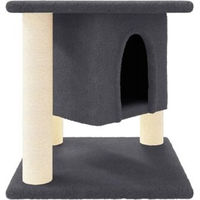 Produktbild von VidaXL Kratzbaum für Katzen aus Plüsch in Grau