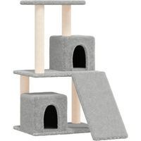 Produktbild von vidaXL Kratzbaum für Katzen aus Plüsch in Grau