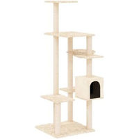 Produktbild von VidaXL Kratzbaum für Katzen in Beige aus Plüsch