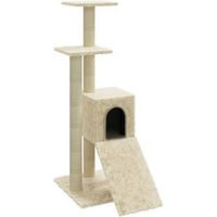 Produktbild von VidaXL Kratzbaum für Katzen in Creme mit Sisal