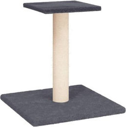 vidaXL Kratzbaum für Katzen mit Sisal-Kratzsäule und Plüsch in Grau und Beige – Bild 1 von 8
