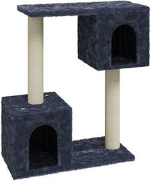 vidaXL Kratzbaum für Katzen mit Sisal-Kratzsäulen in Grau 60 cm – Bild 1 von 13