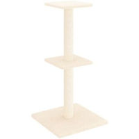 Produktbild von vidaXL Kratzbaum für Katzen mit Sisal-Kratzsäulen und Plüsch in Beige