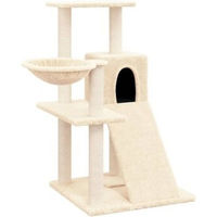 Produktbild von vidaXL Kratzbaum mit Sisal-Kratzsäulen in Beige 82 cm