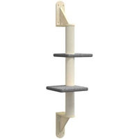 Produktbild von vidaXL Kratzbaum zur Wandmontage aus Sisal in Beige