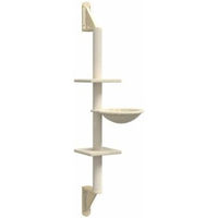 Produktbild von vidaXL Kratzbaum zur Wandmontage mit Sisal in Beige