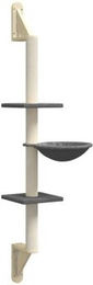vidaXL Kratzbaum zur Wandmontage mit Sisal in Beige – Bild 1 von 2
