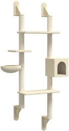 vidaXL Kratzbaum zur Wandmontage mit Sisal in Beige – Bild 1 von 2
