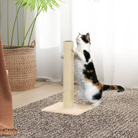 Produktbild von vidaXL Kratzsäule für Katzen aus Plüsch und Sisal 22x22x45 cm