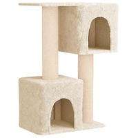 Produktbild von vidaXL Kratzsäule für Katzen mit Sisal-Elementen in Creme 114 cm