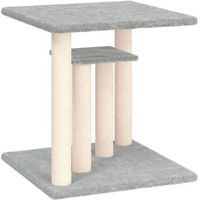 Produktbild von VidaXL Kratzsäule für Katzen aus Plüsch in Grau