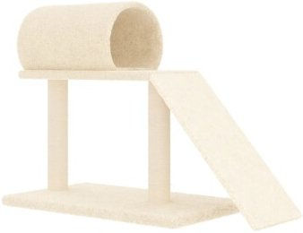 VidaXL Kratzsäule mit Tunnel und Sisal in Beige – Bild 1 von 1