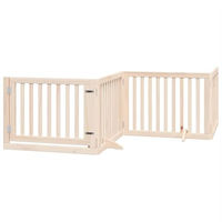 Produktbild von vidaXL Laufstall aus Holz in Braun 80 x 60 x 2 cm