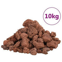 Produktbild von vidaXL Lavagranulat Rot 1-2 cm 10 kg für Aquarium und Fischbecken