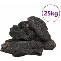 Produktbild von vidaXL Lavagranulat Schwarz 10-30 als Filtermedium für Fischaquarien 25 kg - 25 kg