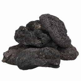 vidaXL Lavagranulat Schwarz 10-30 cm 10 kg biologische Filtermedien für Aquarien - 10 kg – Bild 1 von 5