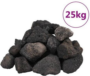 vidaXL Lavagranulat Schwarz 5-8 cm 25 kg als biologisches Filtermedium für Aquarien – Bild 1 von 5