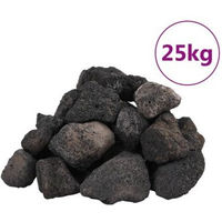 Produktbild von vidaXL Lavagranulat Schwarz 5-8 cm 25 kg als biologisches Filtermedium für Aquarien