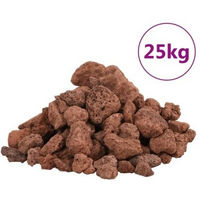 Produktbild von VidaXL Lavagranulat Vulkangestein Rot 1-2 cm 25 kg als biologische Filtermedien für Aquarien - 25 kg