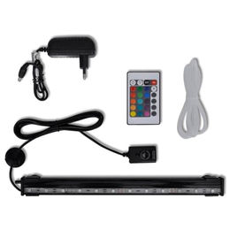 vidaXL LED Aquarium Unterwasser-Aufsetzleuchte RGB Bunt Schwarz – Bild 1 von 13