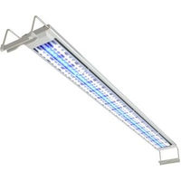 Produktbild von VidaXL LED-Aquariumleuchte aus Aluminium in Blau und Weiß 95 x 10 x 2,6 cm für Fische
