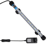 Produktbild von vidaXL LED-Aufsetzleuchte für Aquarien mit Mondlichtfunktion in Weiß - 28 cm