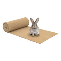 Produktbild von vidaXL Nagermatte aus Hanf für Kleintiere wie Kaninchen Meerschweinchen und Hamster 0,5x5 m