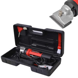 vidaXL Pferdeschermaschine 6-teiliges Set zur Fellpflege in Schwarz-Rot – Bild 1 von 7
