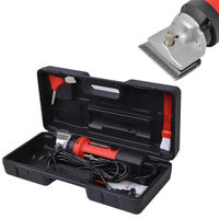 Produktbild von vidaXL Pferdeschermaschine 6-teiliges Set zur Fellpflege in Schwarz-Rot