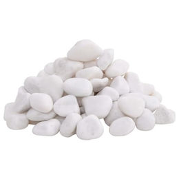 vidaXL Polierte Flusskiesel Weiß 25 kg 2-5cm für Aquarium und Garten Dekoration – Bild 1 von 5