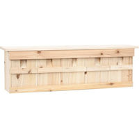 Produktbild von vidaXL Spatzenhaus 5-fach aus Holz für Wildvögel Braun 68x15x21 cm