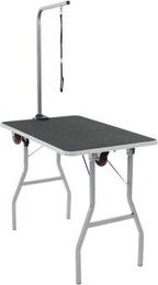 vidaXL Tragbarer Trimmtisch für Hunde aus Metall in Schwarz 91,5 x 61,5 x 156 cm – Bild 1 von 8