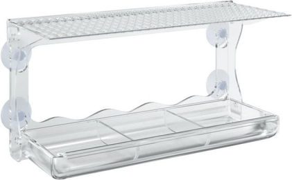 vidaXL Vogelhaus Fenster-Futterstelle für Vögel aus transparentem Acryl 2er Set 30x12x15 cm – Bild 1 von 13