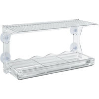 Produktbild von vidaXL Vogelhaus Fenster-Futterstelle für Vögel aus transparentem Acryl 2er Set 30x12x15 cm