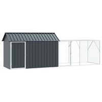 Produktbild von VidaXL Vogelvoliere aus Metall für Vögel 112 x 421 x 141 cm