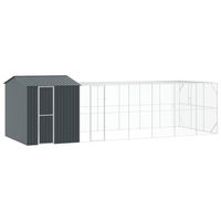 Produktbild von vidaXL Vogelvoliere aus verzinktem Metall in Anthrazit 845 x 304 x 247 cm für Vögel und Wildvögel