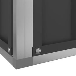 vidaXL Vogelvoliere mit Erweiterung aus Metall in Silber 704x303x216 cm – Bild 1 von 4