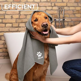 Vileda Pet Pro Mikrofaser-Handtuch Grau 45 x 70 cm – Bild 1 von 8