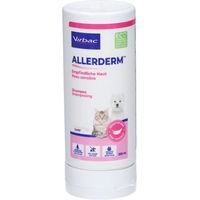 Produktbild von Virbac Allerderm Shampoo für Hunde und Katzen mit empfindlicher Haut für alle Altersstufen - 2 x 250 ml