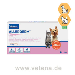 Produktbild von Virbac Allerderm Spot-On zur Stärkung der Hautbarriere für Hunde und Katzen 6x2 ml - 6 x 2 ml