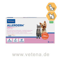 Produktbild von Virbac Allerderm Spot-On zur Stärkung der Hautbarriere für Hunde und Katzen 6x2 ml - 6 x 2 ml