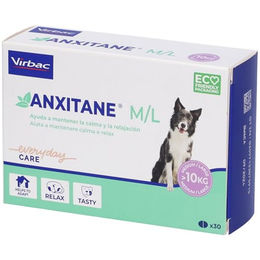 Virbac Anxitane M/L Beruhigungstabletten für Hunde 30 Stück - 0,05 kg – Bild 1 von 6