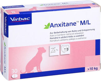 Produktbild von Virbac Anxitane M/L Vet Beruhigungstabletten für Hunde