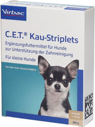 Virbac C.E.T. Kau-Striplets Zahnpflege-Snack mit Rind für kleine Hunde 200g – Bild 1 von 3