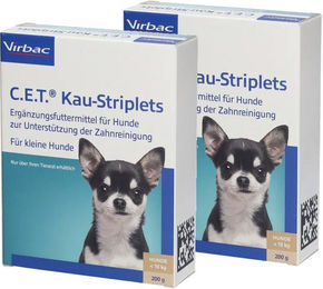 Produktbild von Virbac C.E.T. Kau-Striplets Zahnpflege-Snack mit Rind und hohem Fleischanteil 200g